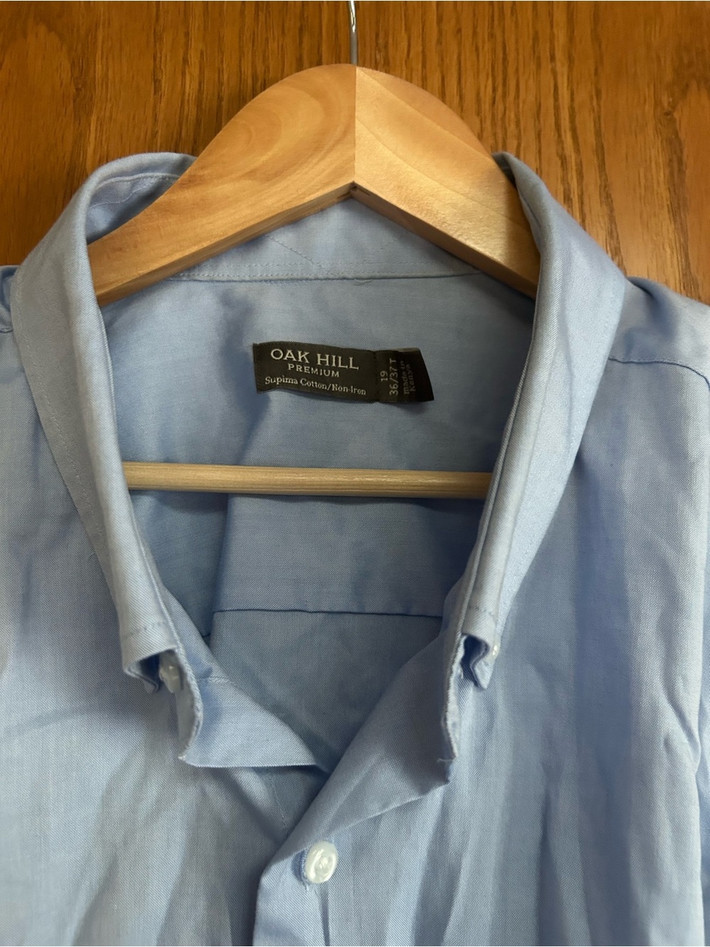 Premium Light Blue Men's Dress Shirt